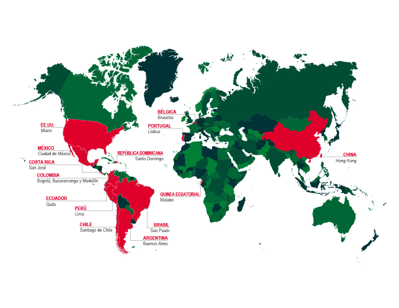 Mapa sedes UDIMA