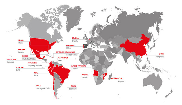 Mapa sedes UDIMA