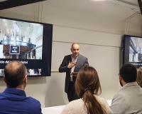 Antonio Pamos (Facthum), durante su intervención