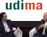 Marto Egido, a la derecha de la imagen, entrevistado por Luis Miguel Belda en UDIMA Media