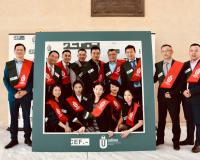 Grupo de estudiantes que recibieron formación “in Company” sobre Gestión y Administración de Empresas para empresarios chinos